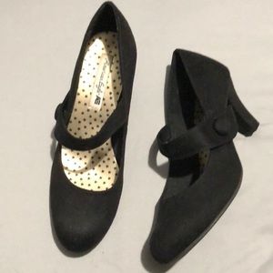 Payless American Eagle. Black Suede Heels